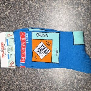 Monopoly Crew Socks